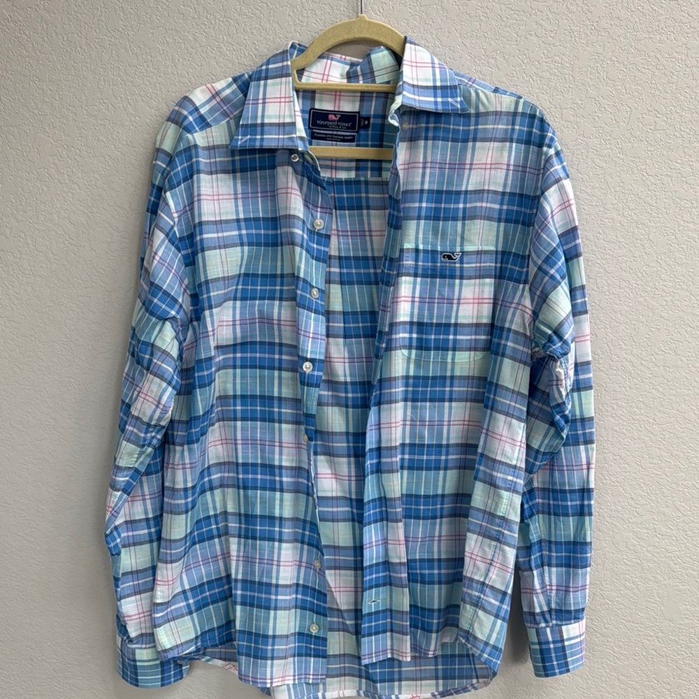 Vineyard Vines Men's Multicolor Plaid Shirt